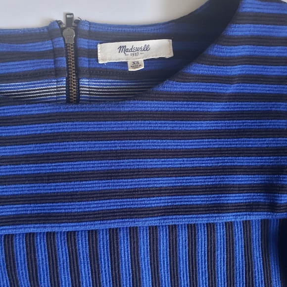 Madewell Beautiful Blue Striped Top - Picture 2 of 3